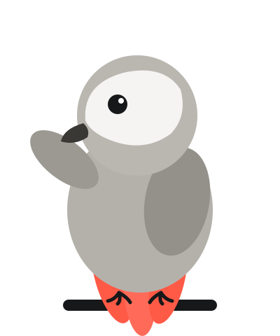 Percy the Parrot, Percy's mascot